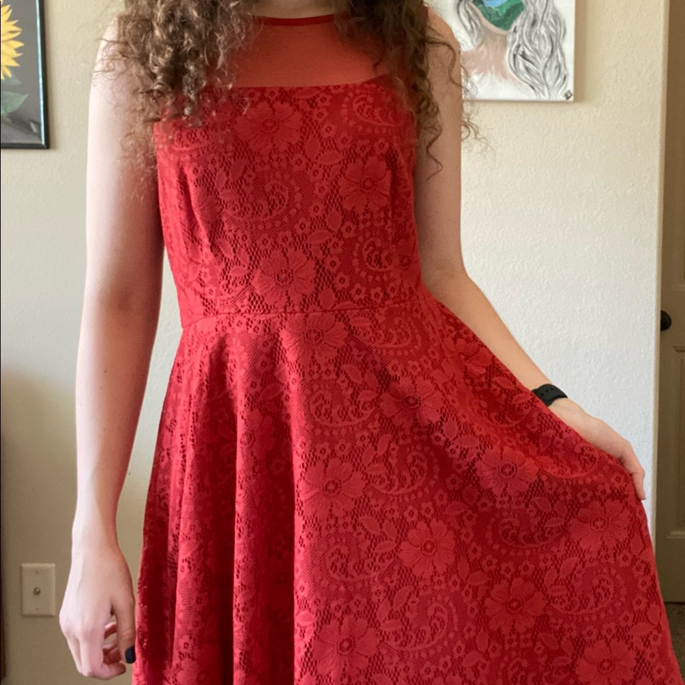 Sandra Darren Extended Sleeve Dress